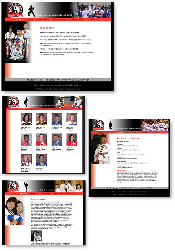 Sunnyvale Martial Arts website